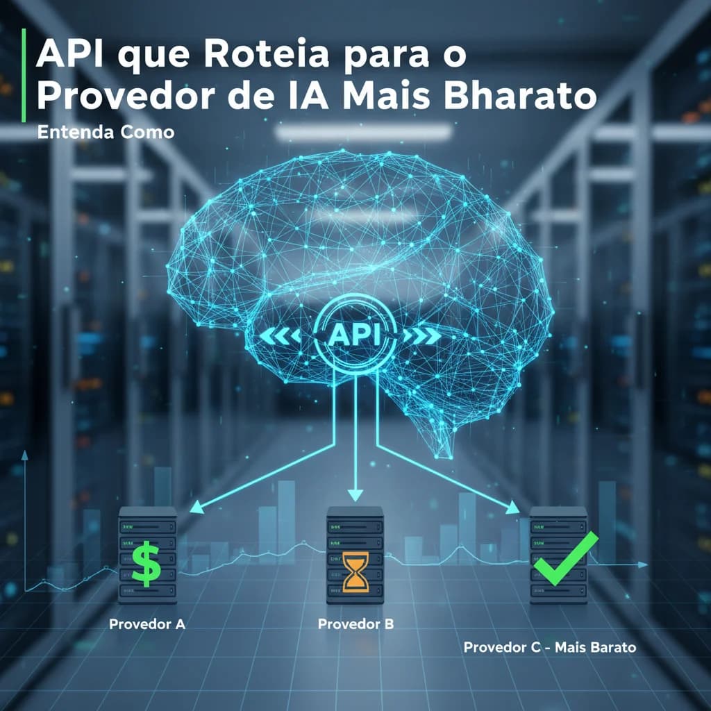 API que Roteia para o Provedor de IA Mais Barato: Entenda Como