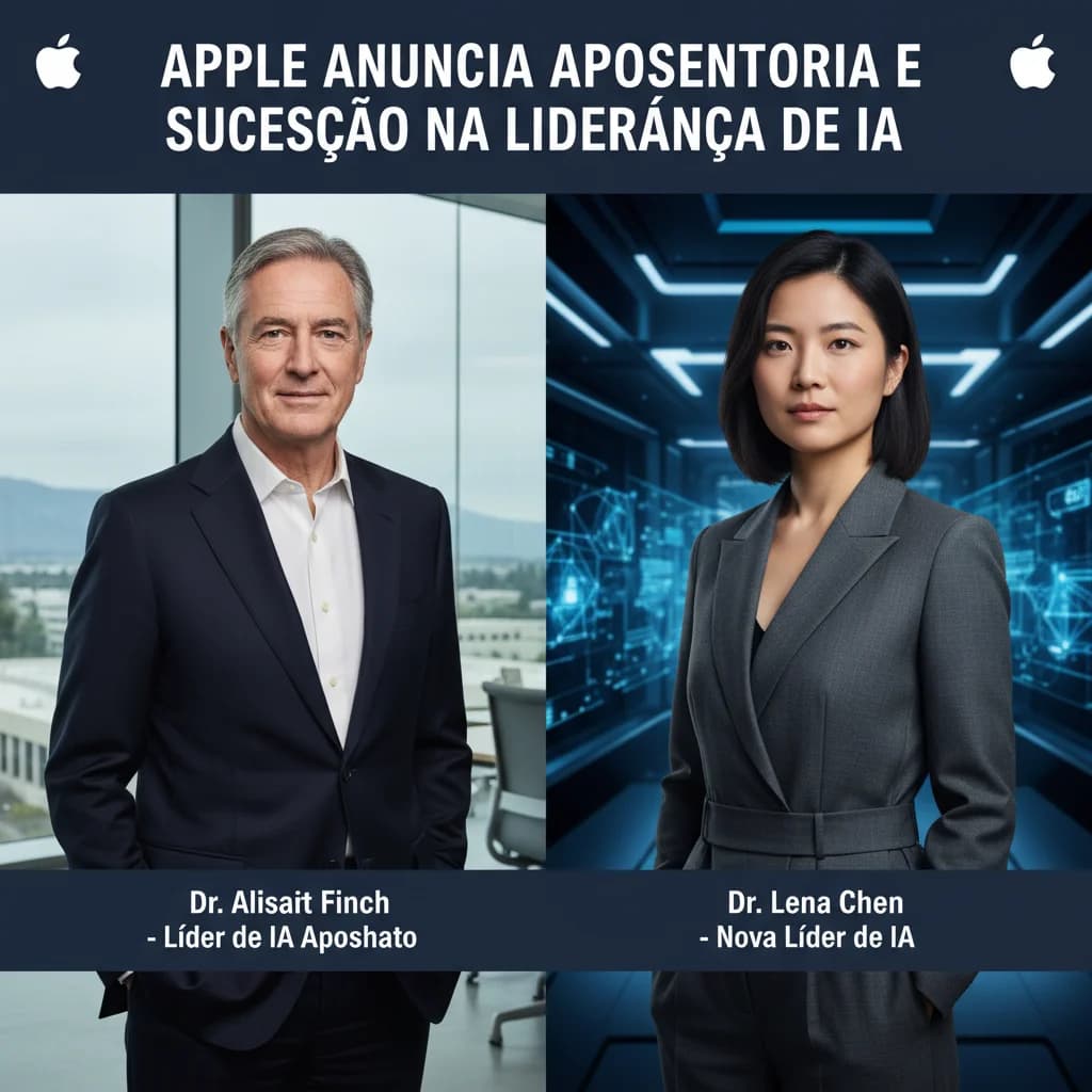 Apple anuncia aposentadoria de líder de IA e seu sucessor