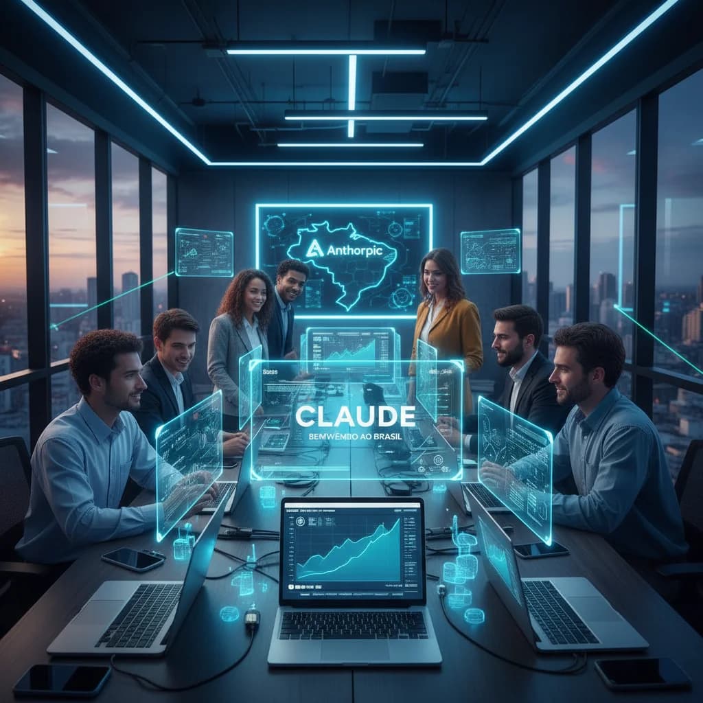 Claude chega ao Brasil: Impacto da IA no mercado nacional