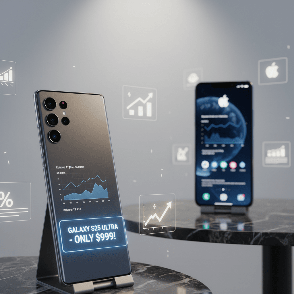 Impacto da Estratégia de Preços da Amazon no Mercado de Smartphones: Uma Análise do Galaxy S25 Ultra e do iPhone 17 Pro