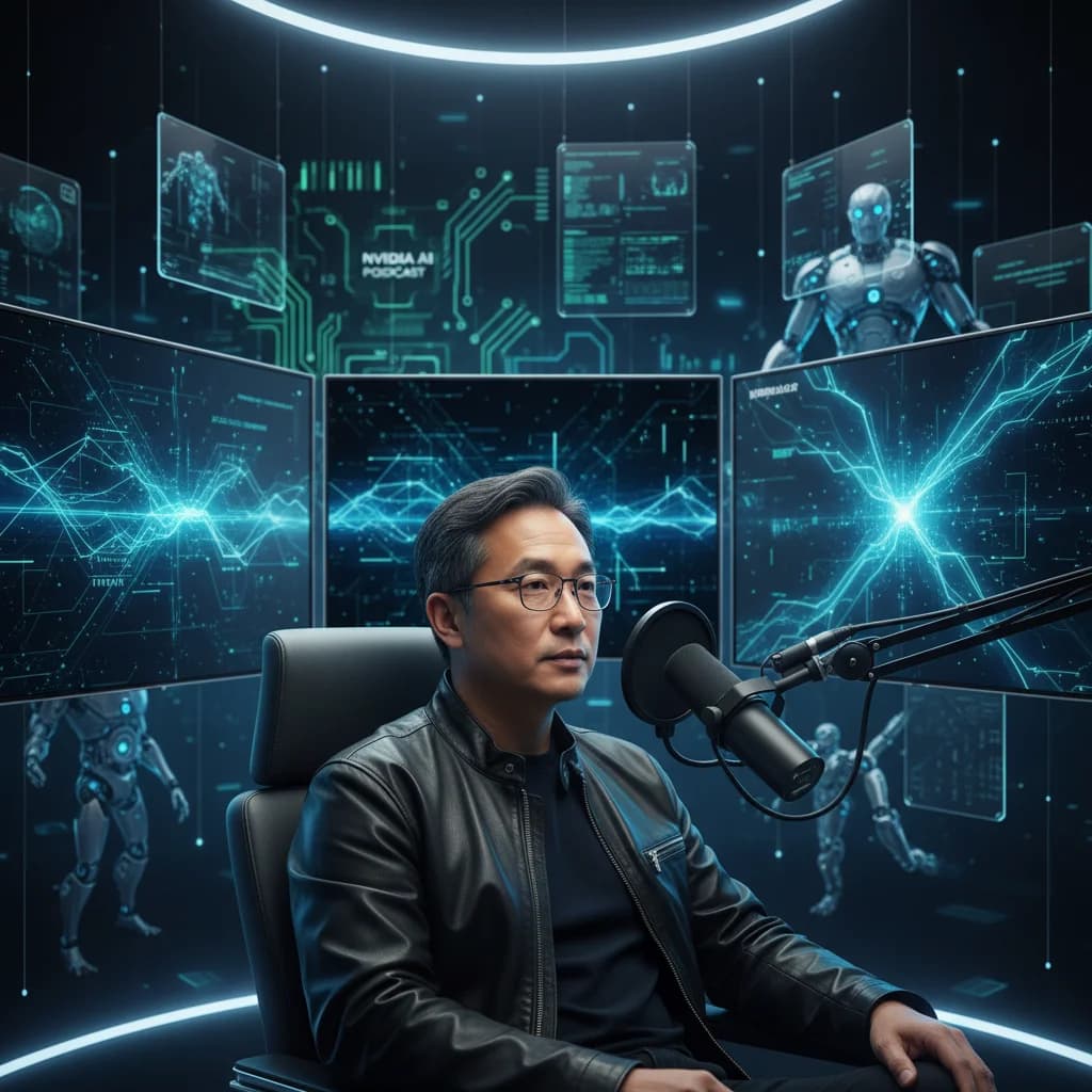 Jensen Huang da NVIDIA discute IA e robótica como oportunidades