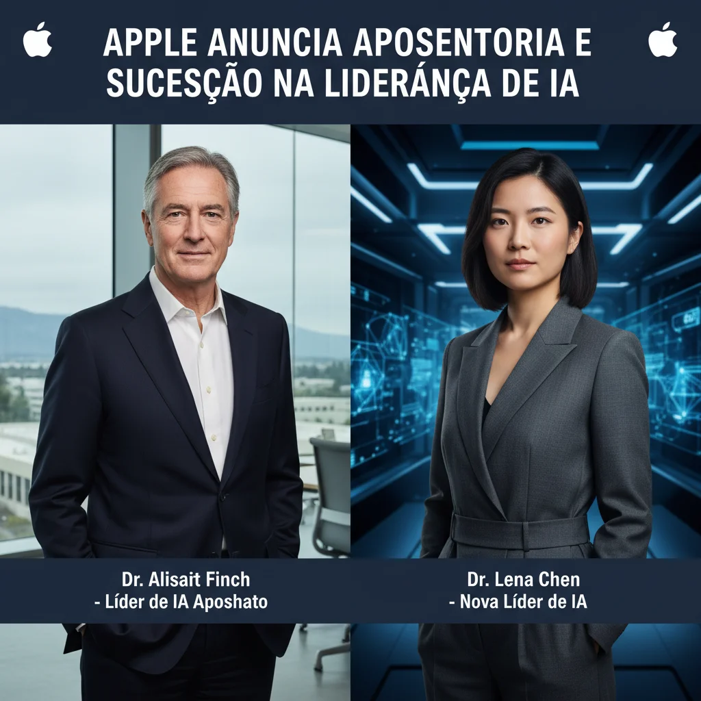 Apple anuncia aposentadoria de líder de IA e seu sucessor