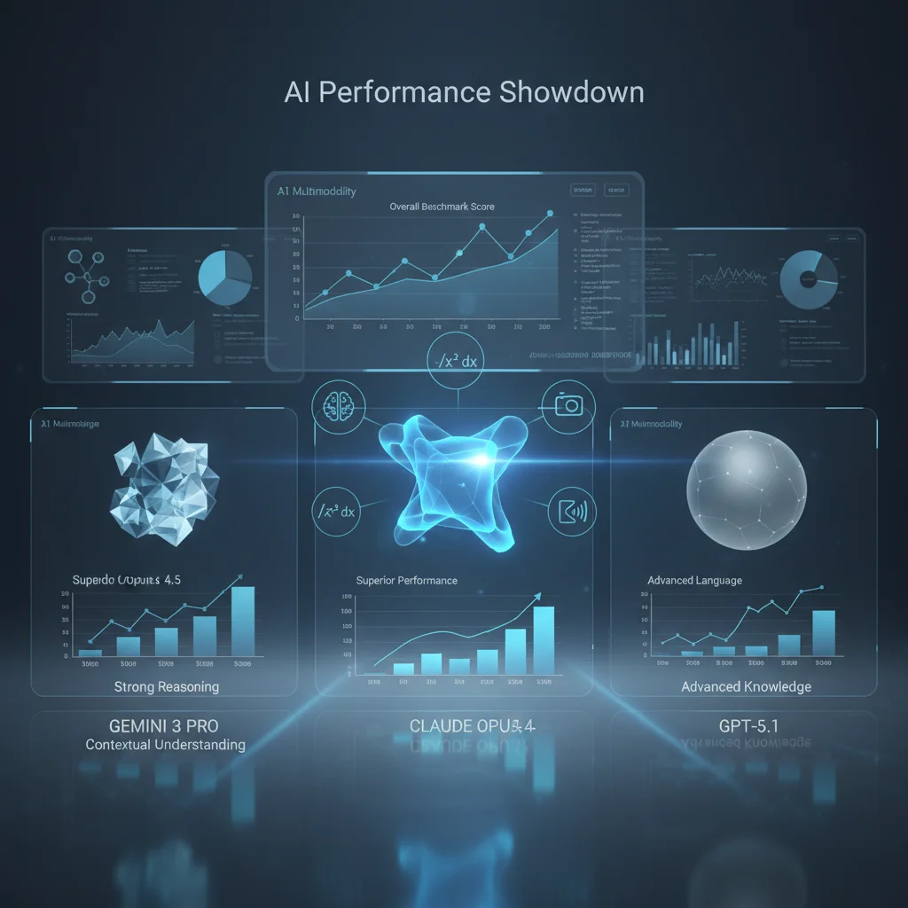Desempenho do Gemini 3 Pro em comparação com concorrentes