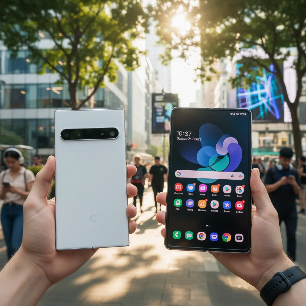 Google Pixel 10 Pro Fold vs. Samsung Galaxy Z Fold 7: Qual escolher?