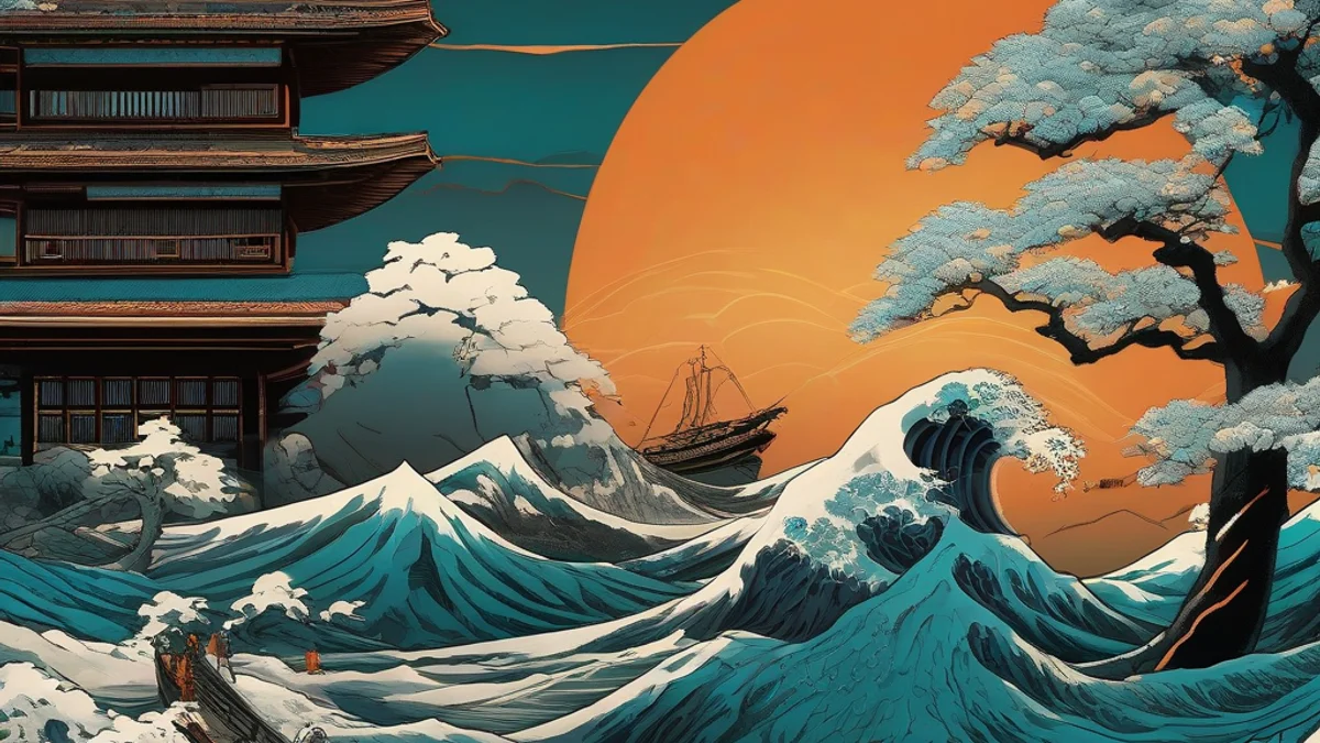 Hokusai et Tessellations : L'Art au Croisement des Mathématiques