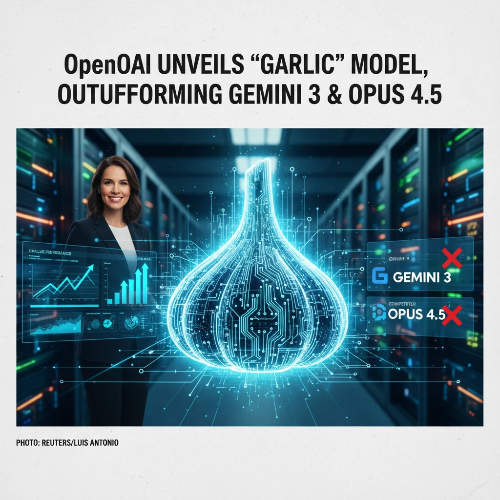 OpenAI lança modelo Garlic, superando Gemini 3 e Opus 4.5